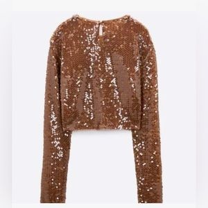 Zara Sequins Top🥰🥰🥰🫶M